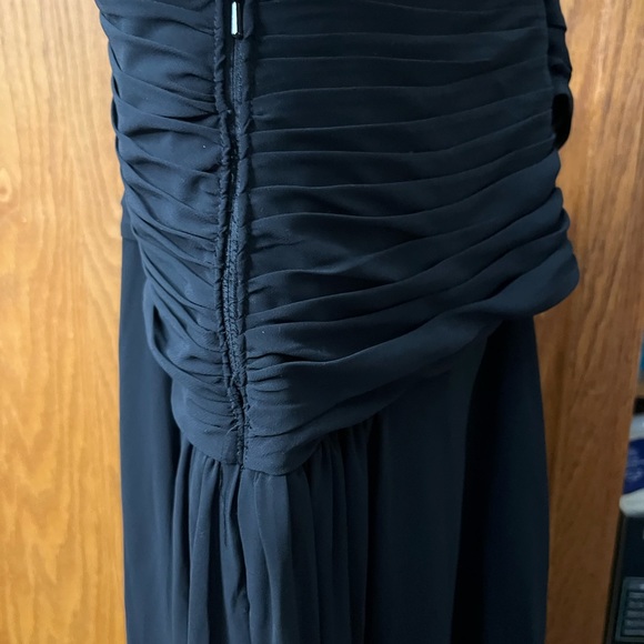 David’s Bridal Sz 20 Black High Lo Fancy Dress - Picture 5 of 10